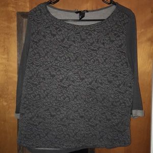 Gray seater with detail